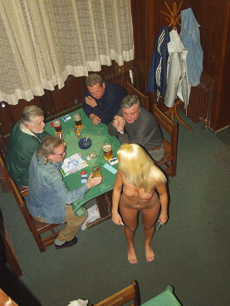 In a bar