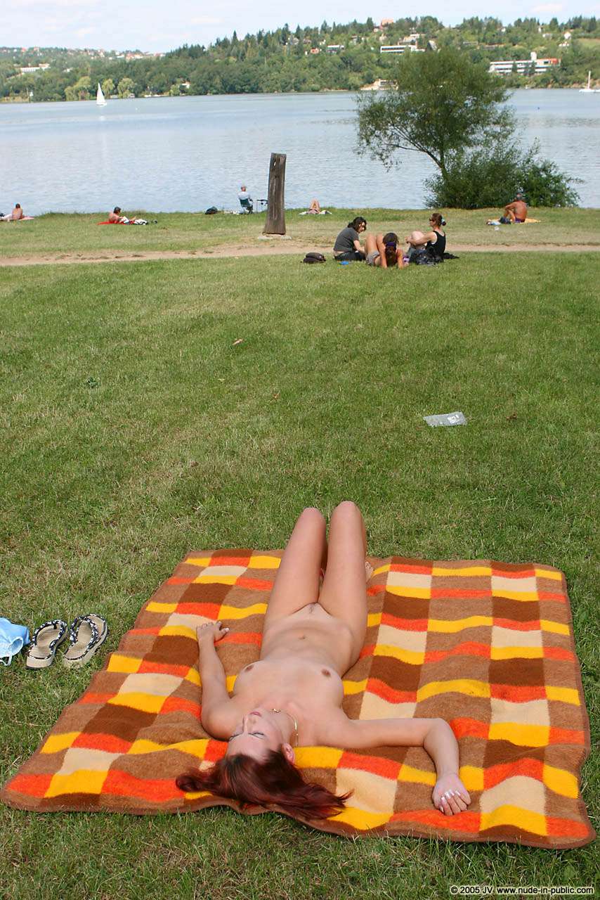 At the lake shore